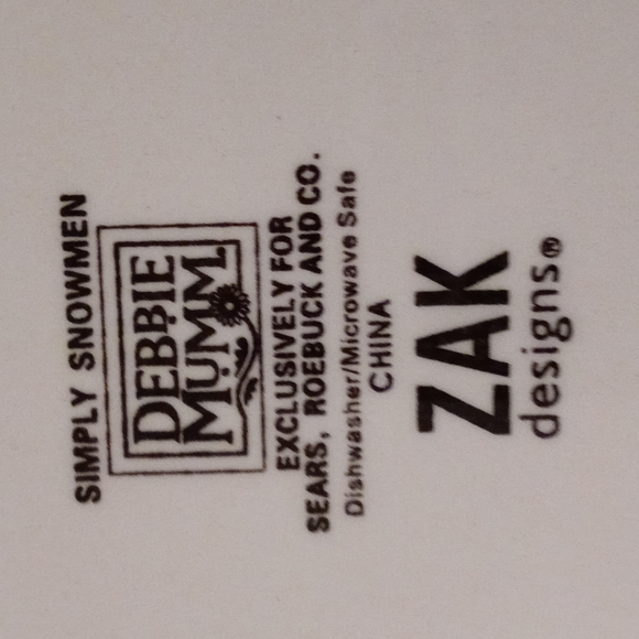 Debbie Mumm Simply Snowmen Christmas Tray - Picture 3 of 3